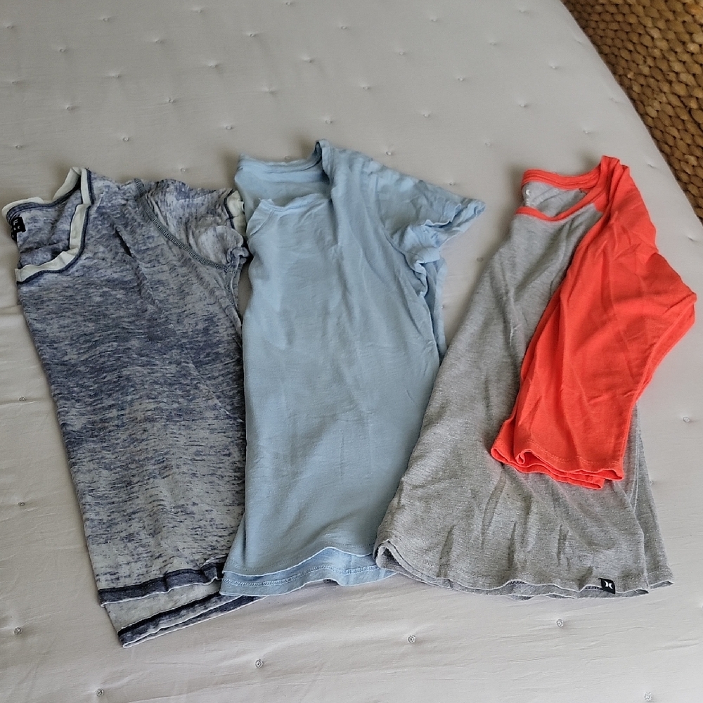Women's Tees - Blue, Light Blue, and Coral